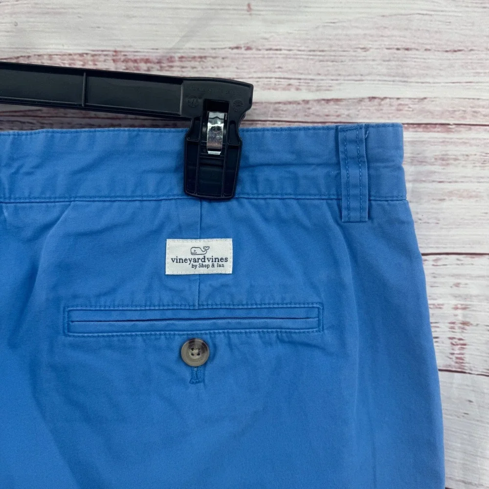 Vineyard Vines Club Shorts Mens Size‎ 34 Blue Chino Casual Preppy Golf Vacation